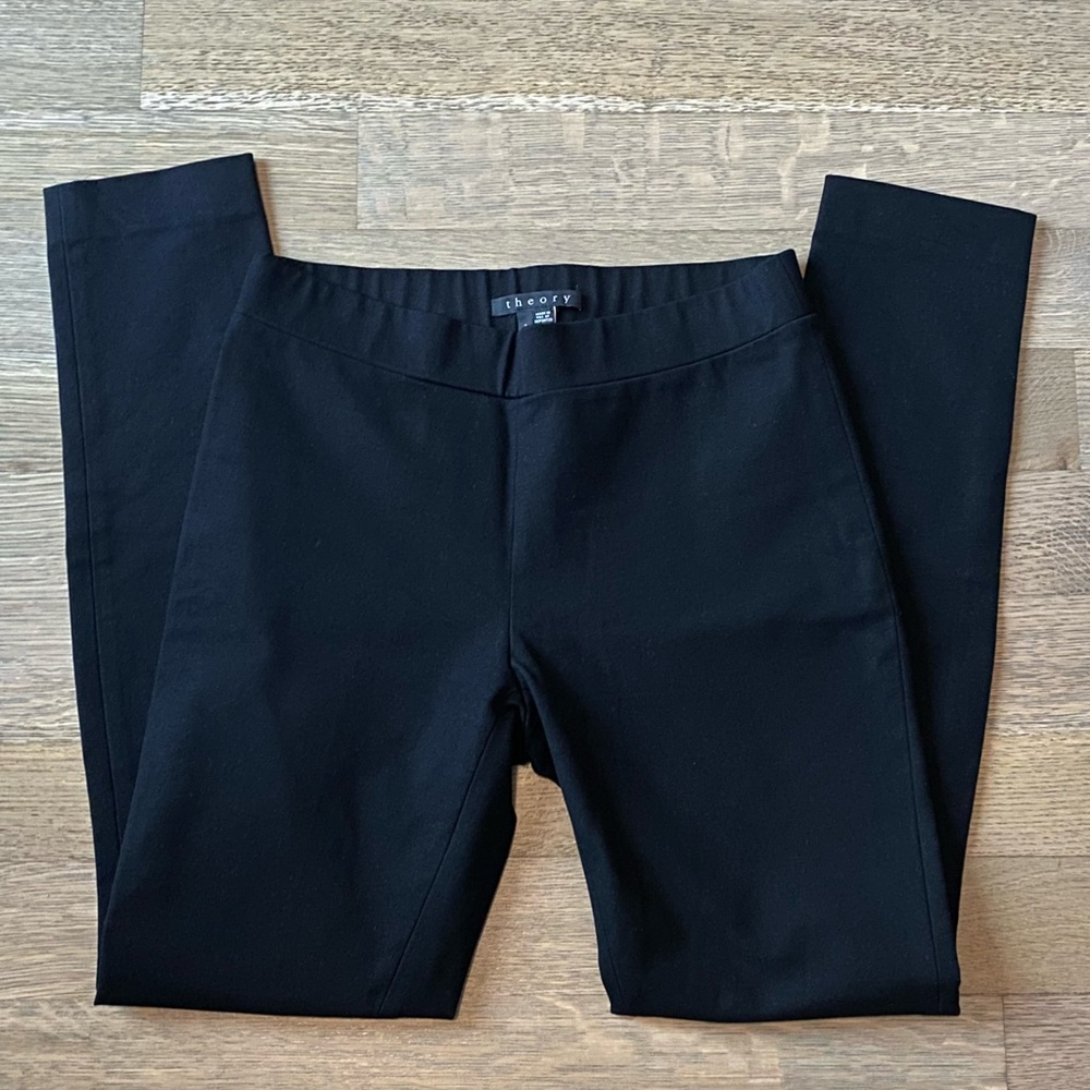 Theory Adbelle Jetty Skinny Pants Black Size 2